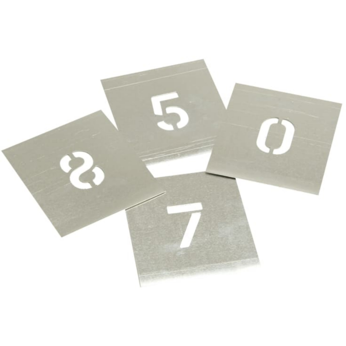 Stencils F6 Set of 9 Zinc Number Stencils - Figures 6in STNF6