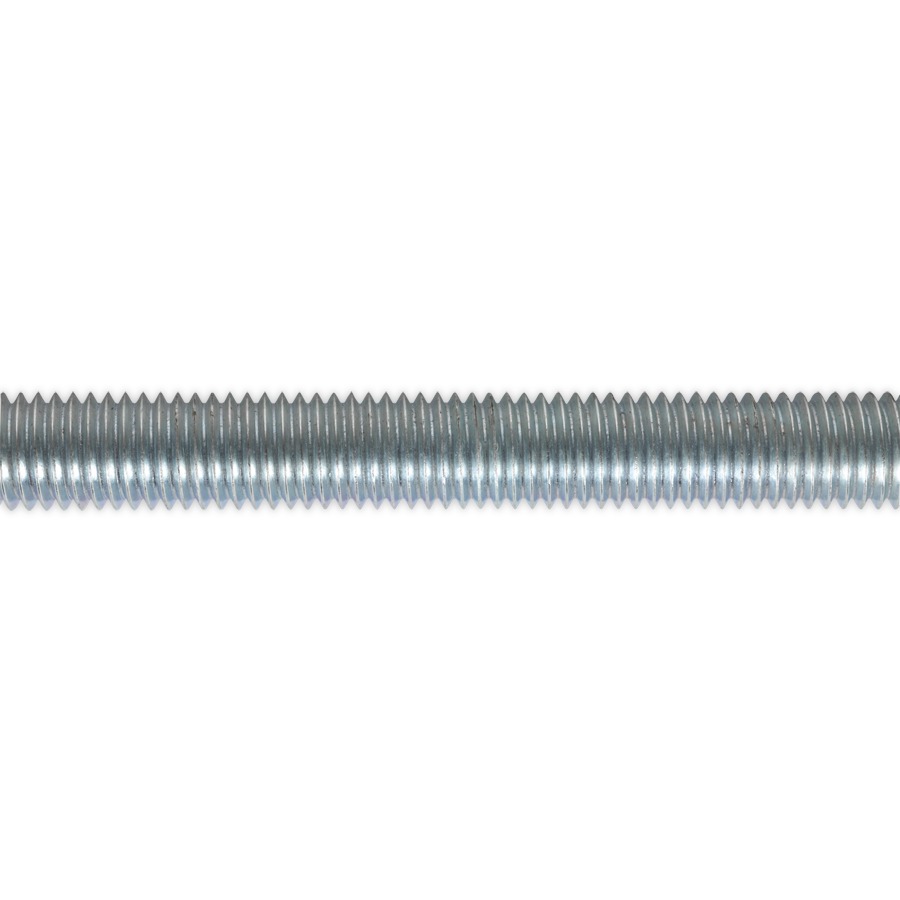 Sealey STUD12 Studding M12 x 1mtr Zinc DIN 975 Pack of 5