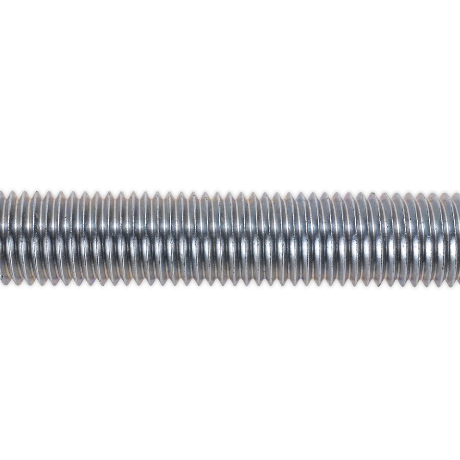 Sealey STUD24 Studding M24 x 1mtr Zinc DIN 975 Pack of 2