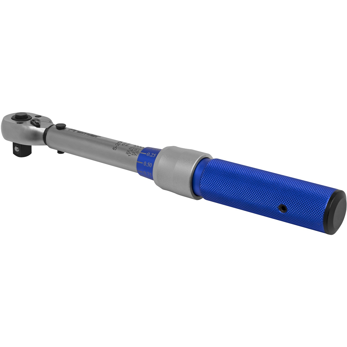 Sealey STW902 Micrometer Torque Wrench 3/8"Sq Drive 5-25Nm - Calibrated