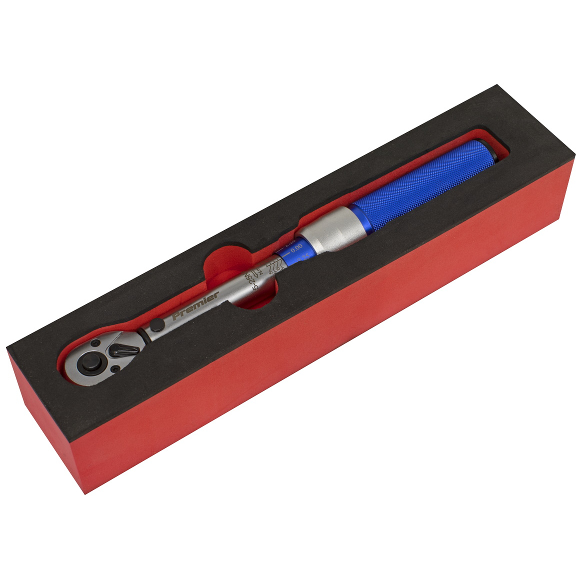 Sealey STW902 Micrometer Torque Wrench 3/8"Sq Drive 5-25Nm - Calibrated