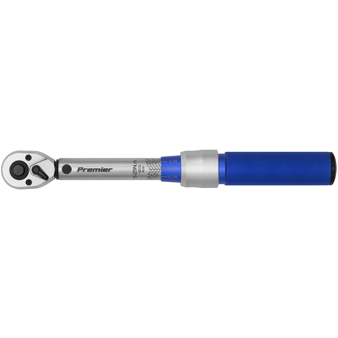 Sealey STW902 Micrometer Torque Wrench 3/8"Sq Drive 5-25Nm - Calibrated