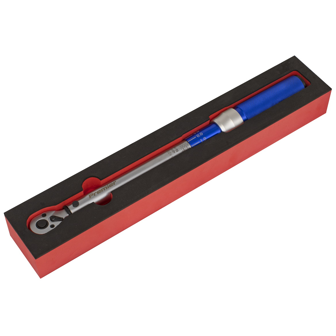 Sealey STW903 Micrometer Torque Wrench 3/8"Sq Drive 20-120Nm - Calibrated