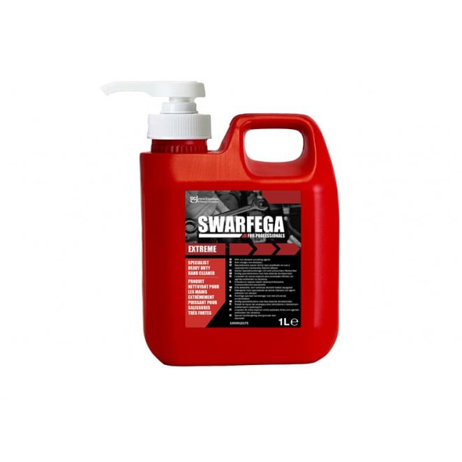 SCJohnson Swarfega® SHD1LMP EXTREME Heavy-duty Hand Cleaner Pump Bottle 1 Litre (Pack x 6)