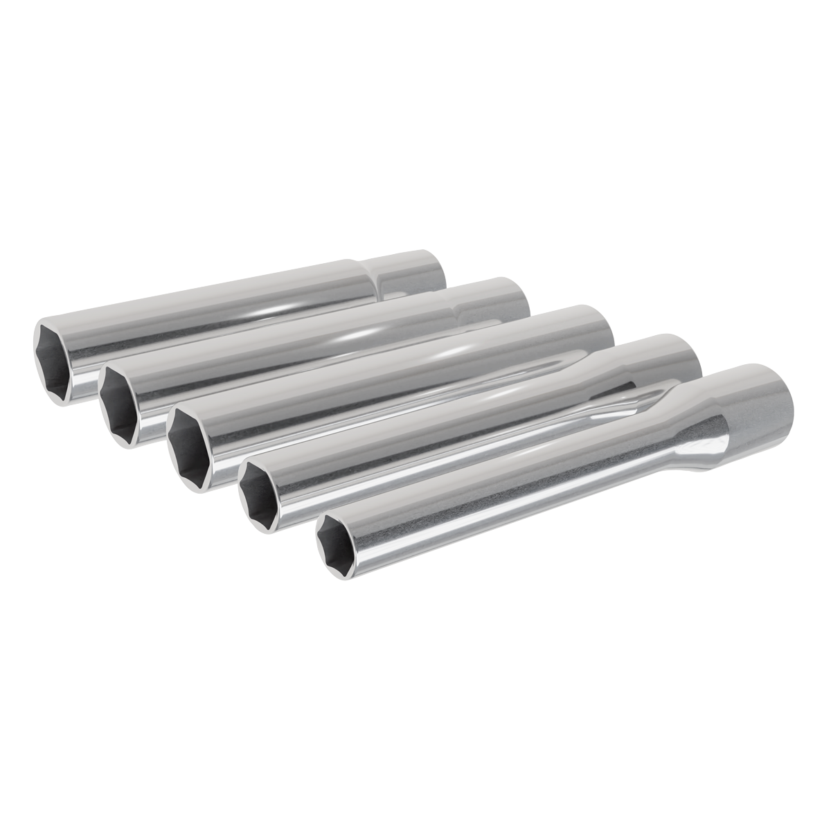 Sealey SX814 Extra-Deep Socket Set 5pc 8, 10, 12, 13, 14mm 3/8"Sq Drive