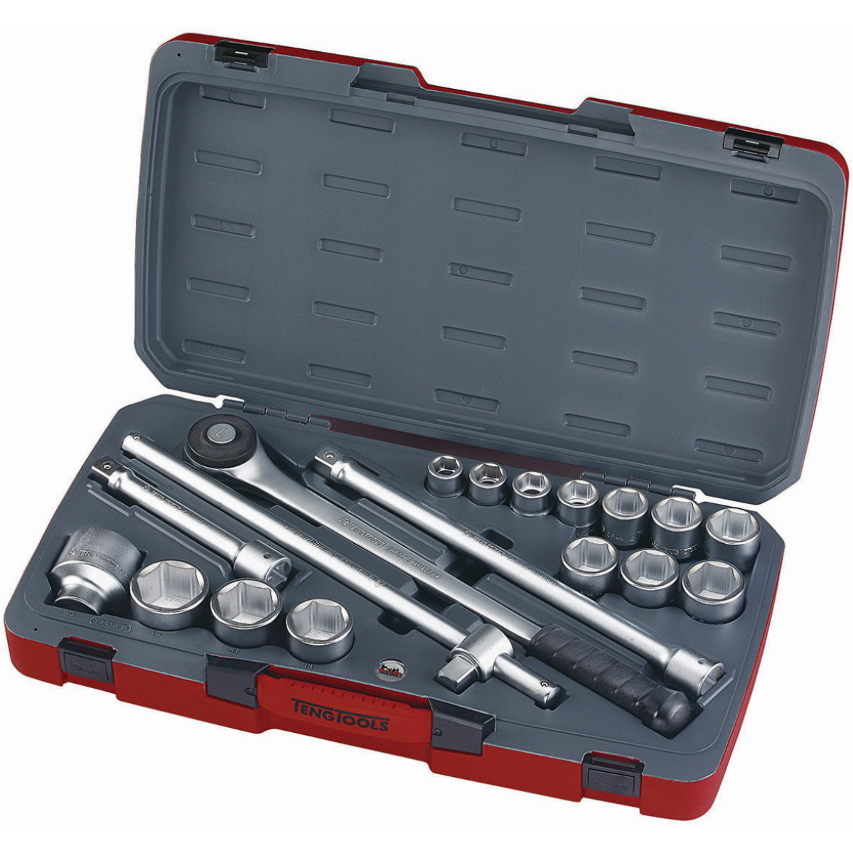 Teng Tools T3418-6 18 Piece 3/4" Drive Metric Socket Set TENT34186