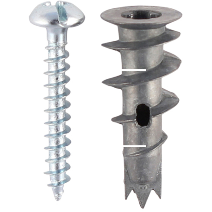 Timco TBAZSP Metal Speed Plug With Screw, PK5
