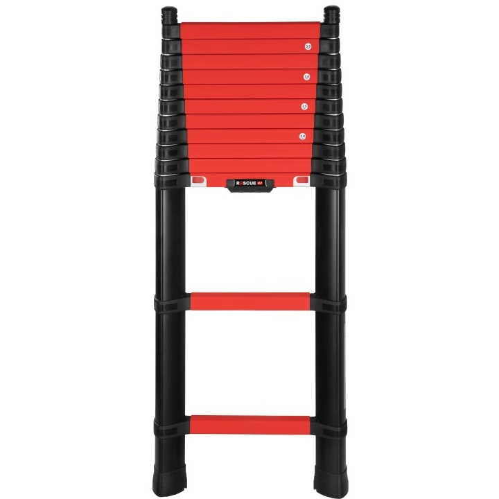 Telesteps TEL72741521 Rescue Line Firefighters Telescopic Ladder 4.1m EN 1147