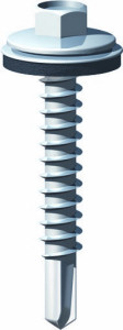 Timco L38W16B Light Section 5.5x38mm Self Drill Screw with 16mm Washer