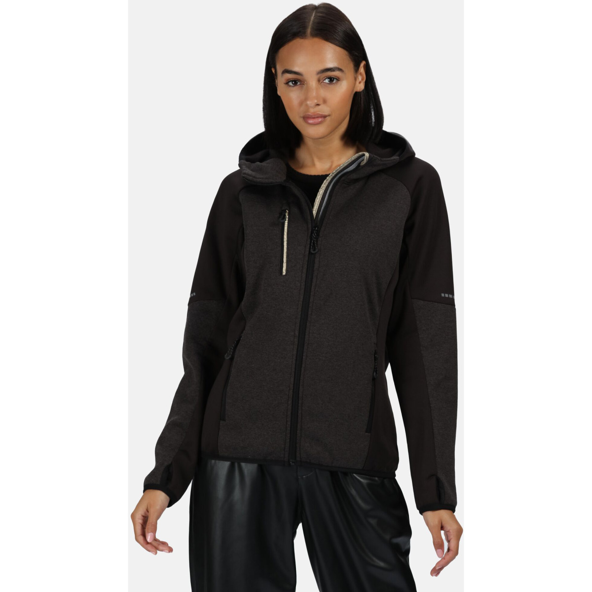 Regatta TRF621 Ladies X-Pro Coldspring II Hybrid Performance Stretch Hooded Fleece Jacket