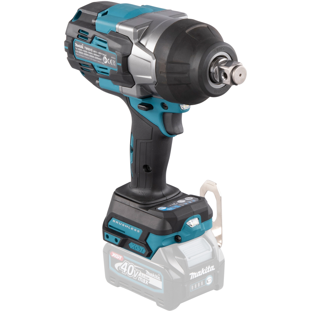 Makita TW001GZ01 Body Only 40V XGT 3/4" Impact Wrench with Makpac Case