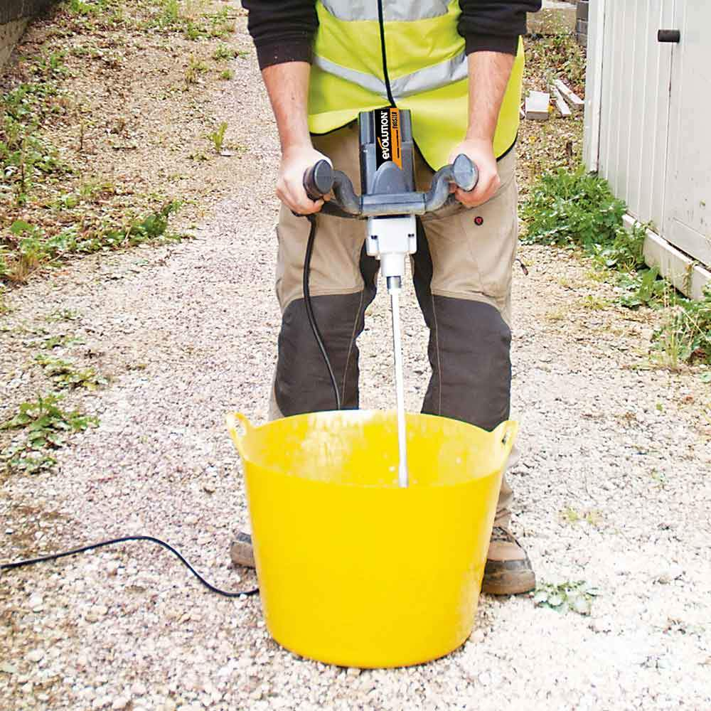 Evolution Twister Variable Speed Paddle Mixer with 120mm Spiral Paddle 1100W