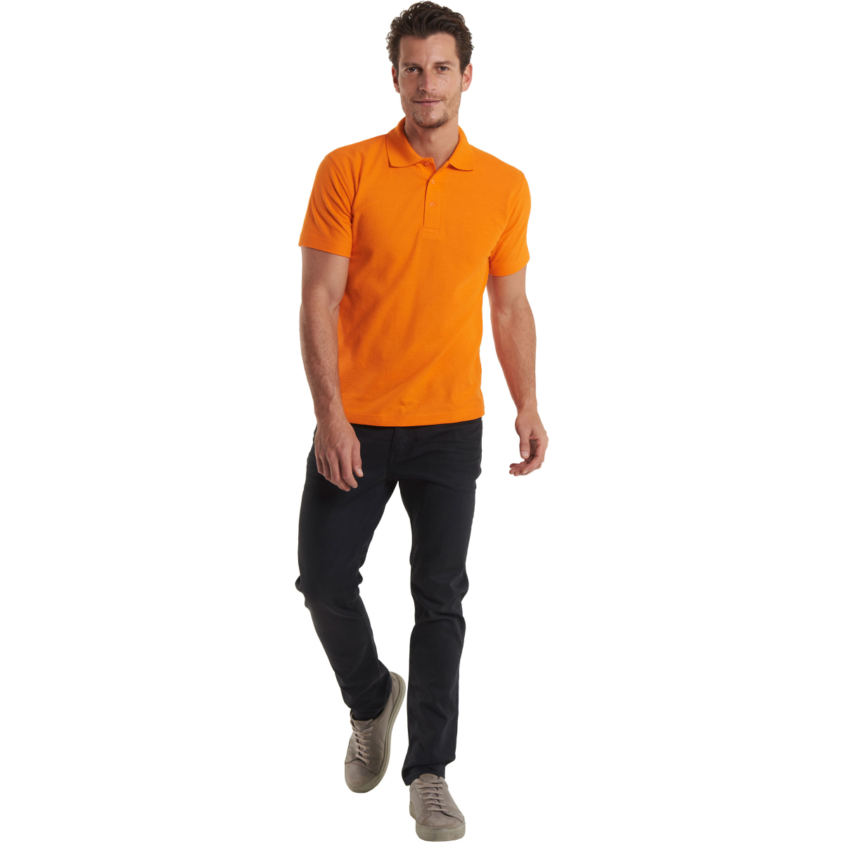 Uneek UC101 (S) Classic Pique Polo Shirt Poly/Cotton - Bottle Green - SMALL (38"-40" chest)