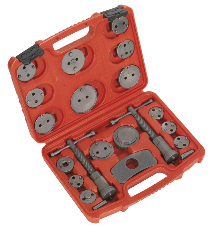 Sealey VS0282 Brake Wind Back Tool Kit 21 Piece