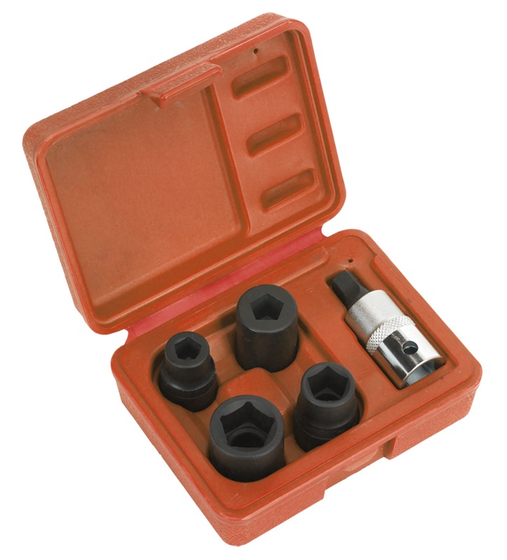 Sealey VS0464 Brake Caliper Socket Set 5pc 1/2"Sq Drive
