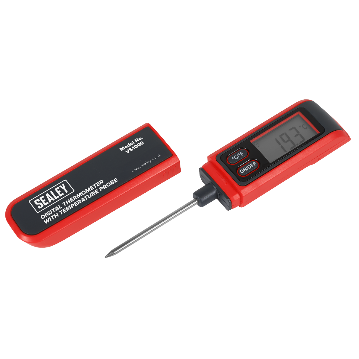Sealey VS1000 Digital Thermometer with Temperature Probe