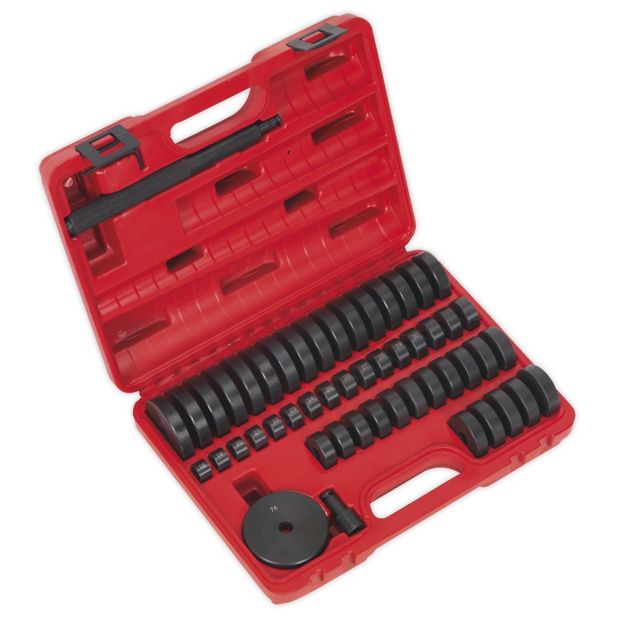 Sealey VS7032 Bearing Race & Seal Driver Set 52pc