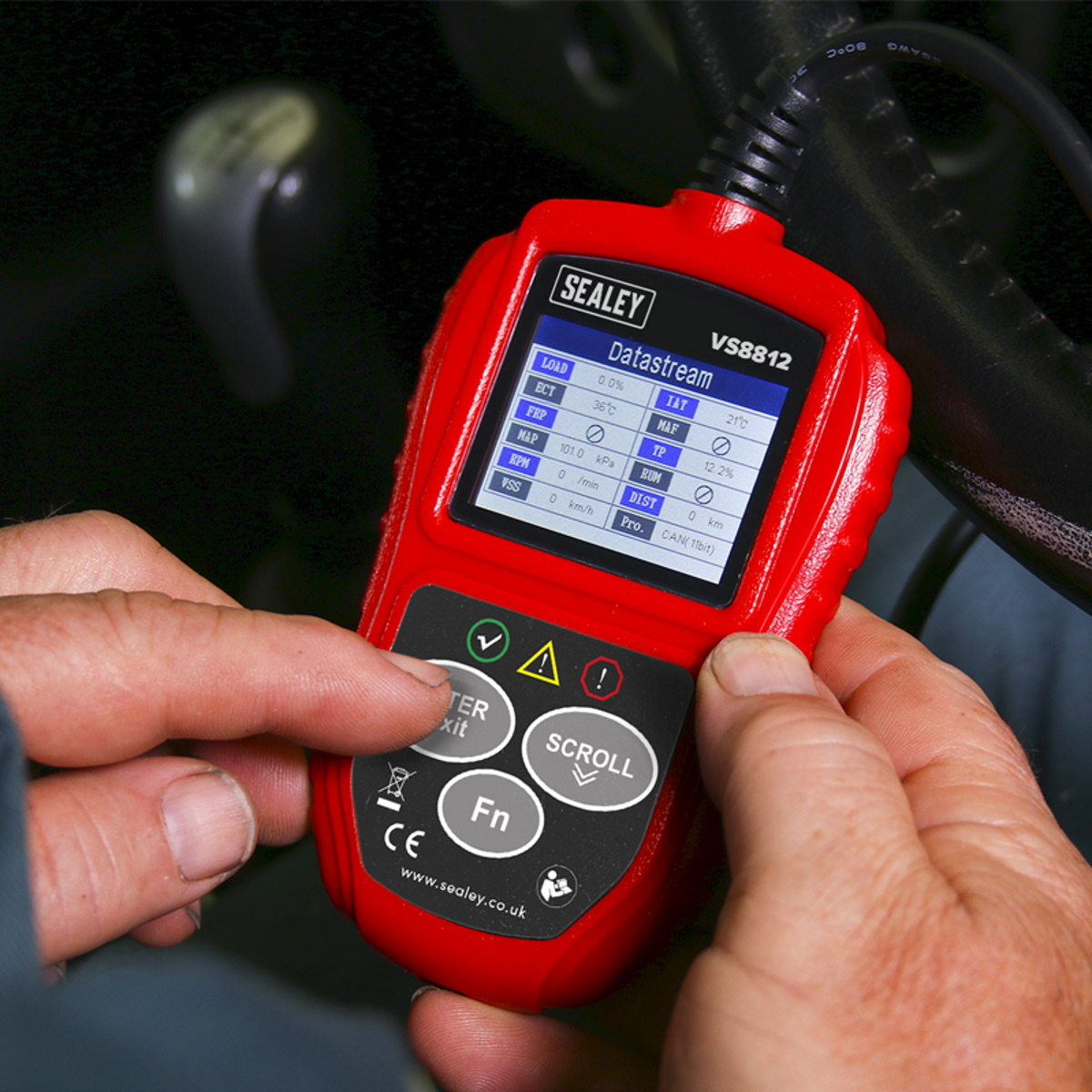 Sealey VS8812 EOBD Code Reader - Live Data