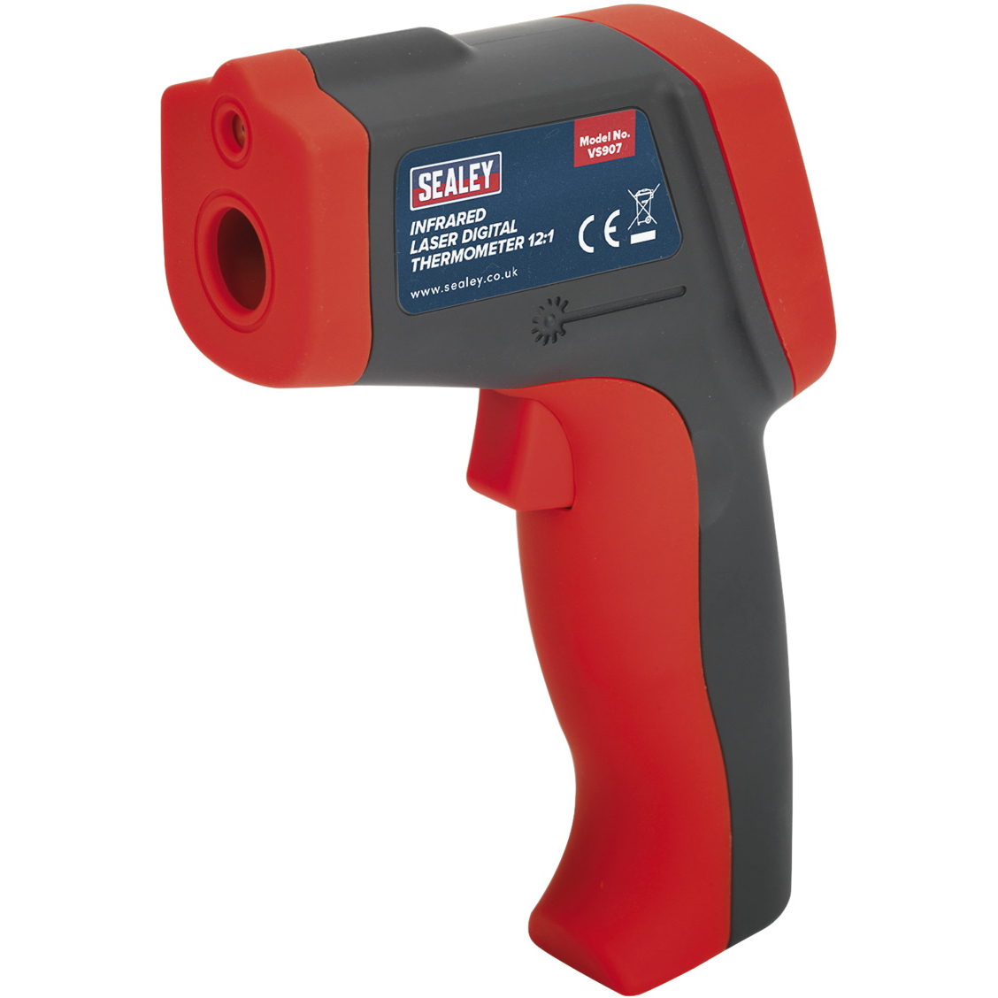 Sealey VS907 Infrared Laser Digital Thermometer 12:1