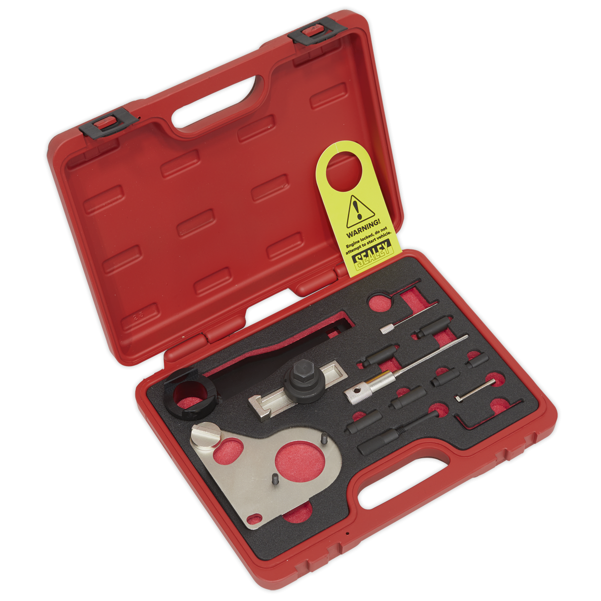 Sealey VSE5086A Diesel Engine Timing Tool Kit - for Renault, Mercedes, Nissan, GM 1.6D, 2.0, 2.3 dCi/CDTi - Chain Drive