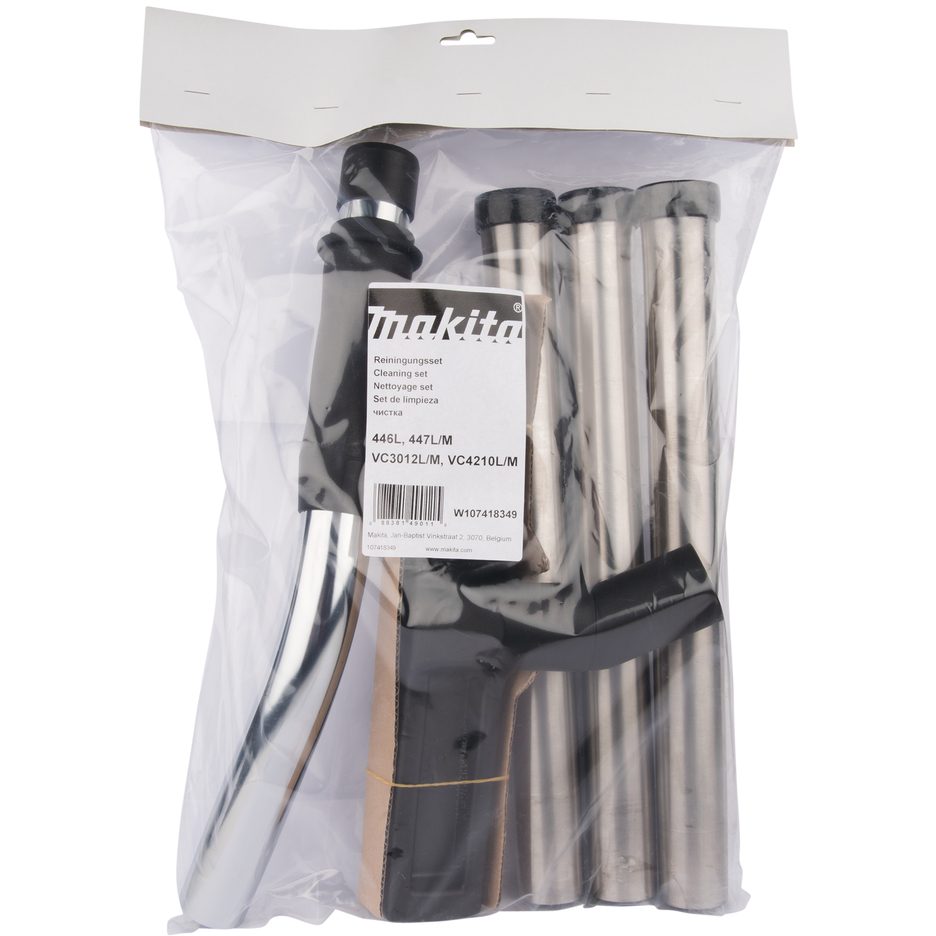 Makita W107418349 Cleaning Set for VC4210M, VC3012, 446/447 Vacuum Cleaners