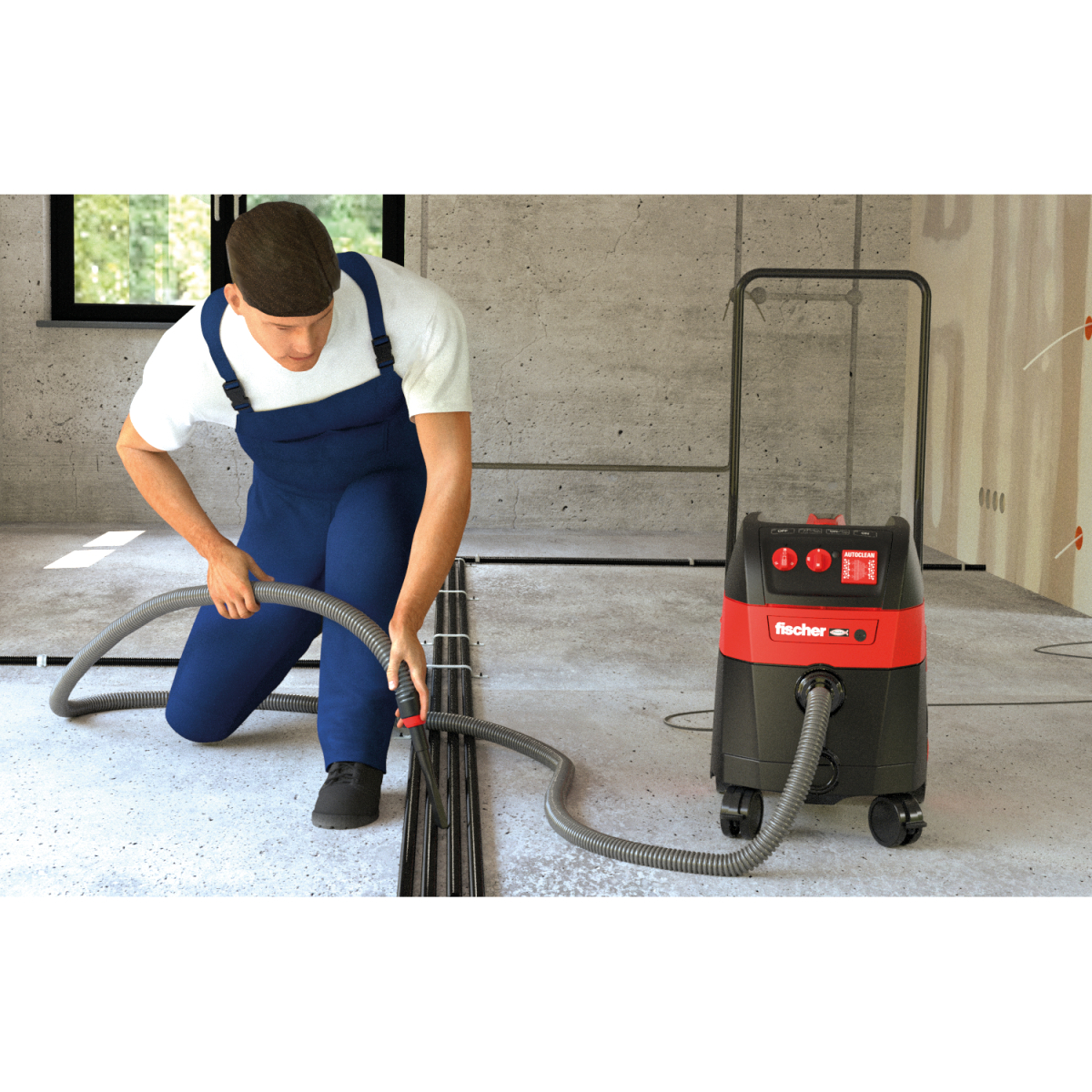 Fischer 551924 Wet & Dry M Class Dust Extractor With Power Take Off 240V