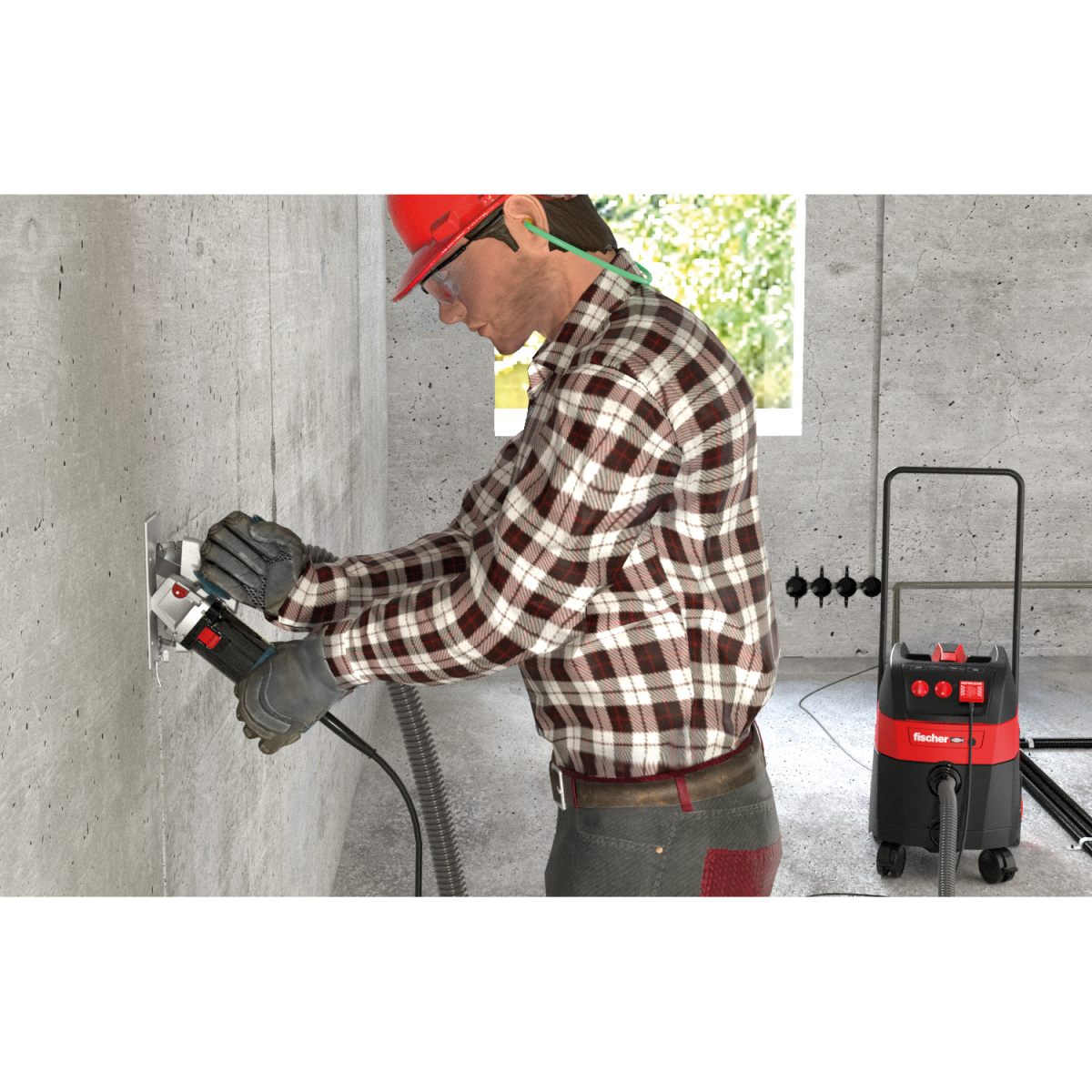 Fischer 551924 Wet & Dry M Class Dust Extractor With Power Take Off 240V