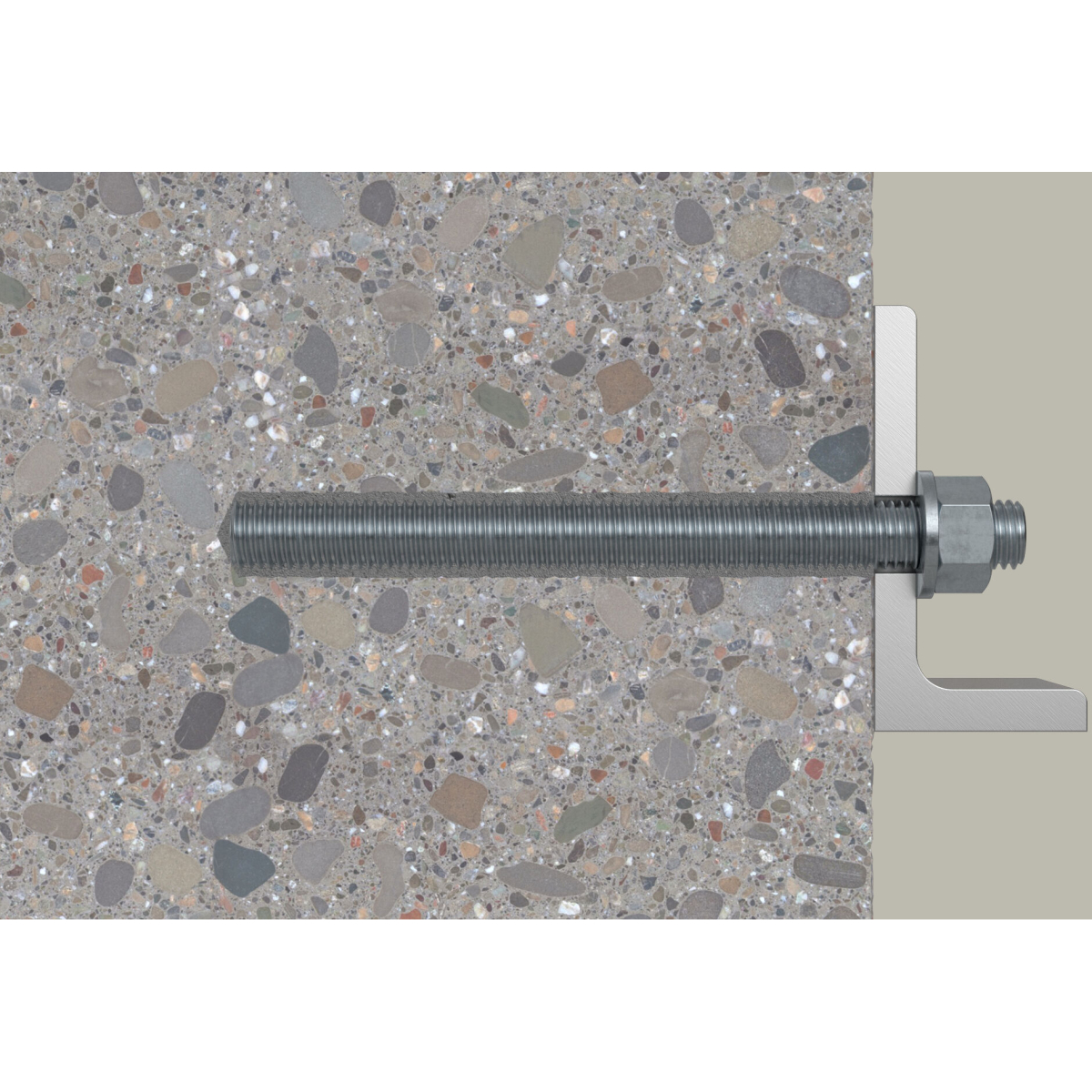 Fischer 90290 Threaded Rod FIS A M16 x 250 gvz Steel Grade 5.8 (Pack x 10)