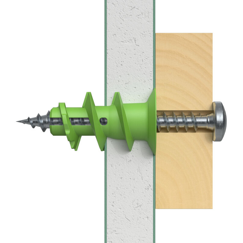 Fischer 524868 Plasterboard Fixing GK GREEN Pack x 90