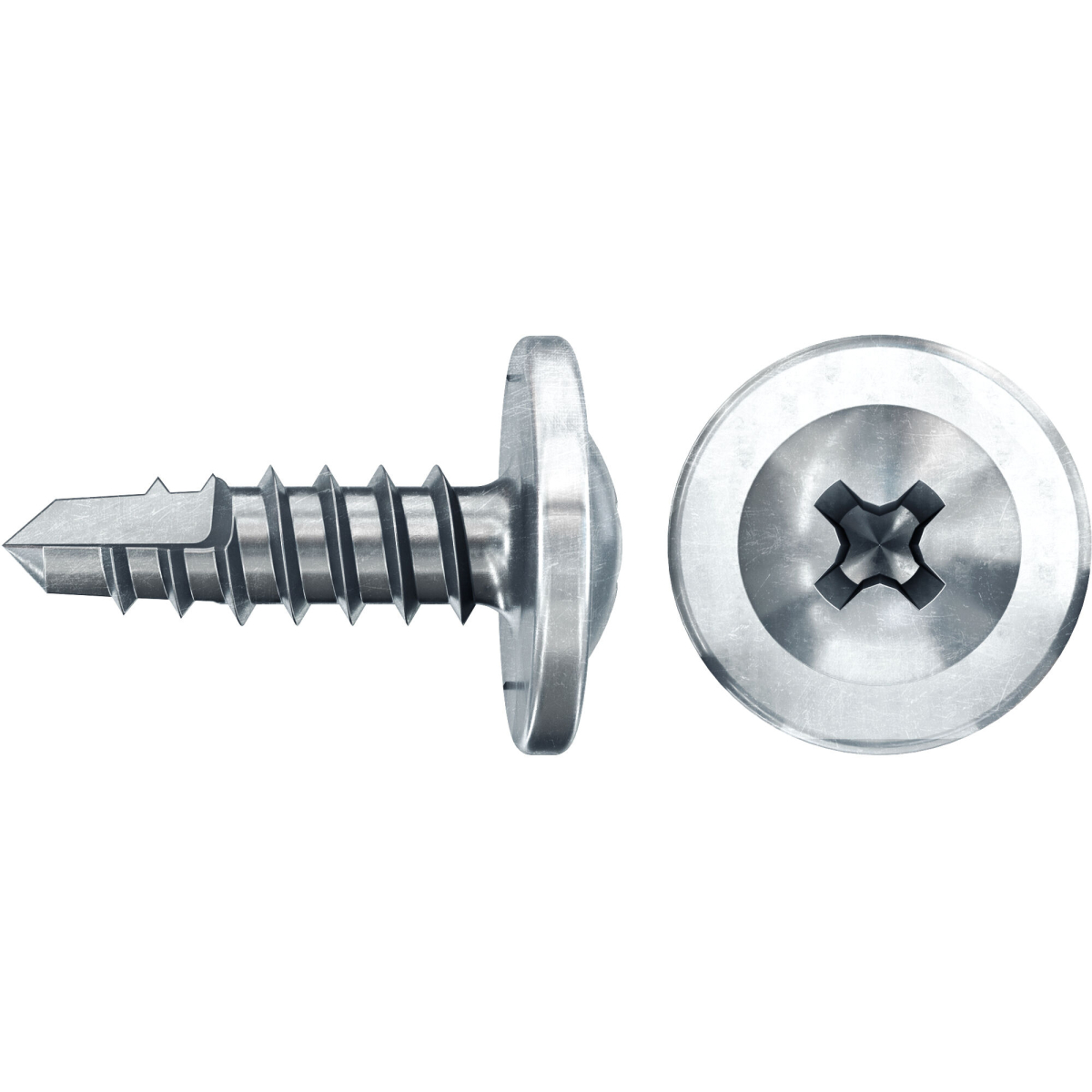 Fischer 40457 Profile Connector Screw 4.2 x 13 Semicircular Head Blue Zinc Plated Full Thread PH (Pack x 1000)