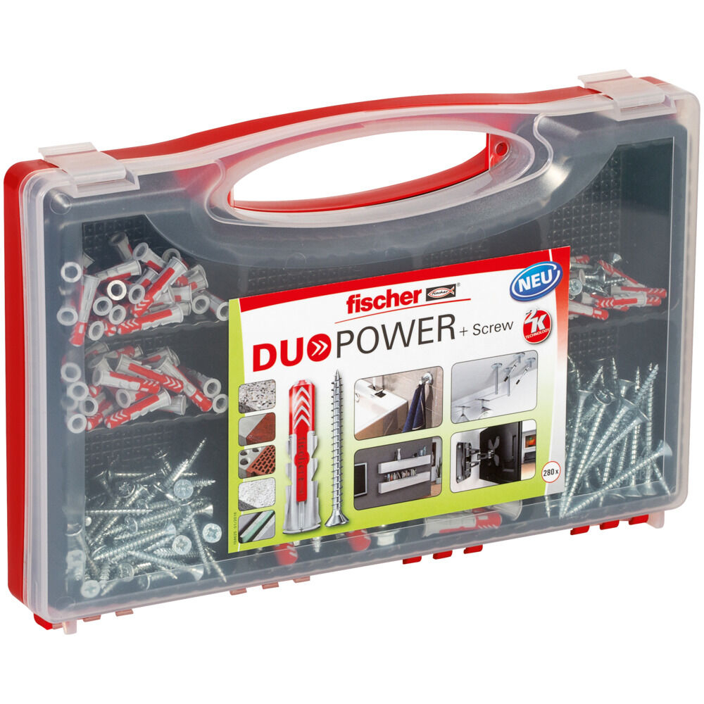 Fischer 536091 Red-Box DuoPower + Screws