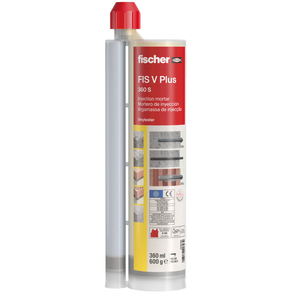 Fischer 558746 Injection Mortar FIS V Plus 360 S (Pack x 6)
