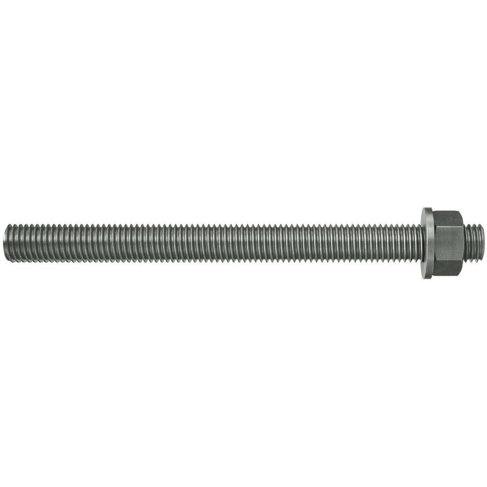 Fischer 90454 Threaded rod FIS A M  M12mm x 260mm R stainless steel Box x 10