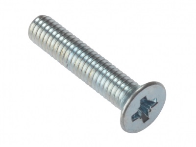 Forgefix 25MSCSK620 Machine Screw Pozi CSK ZP M6 x 20mm (Bag 25) FORMSCSK620M