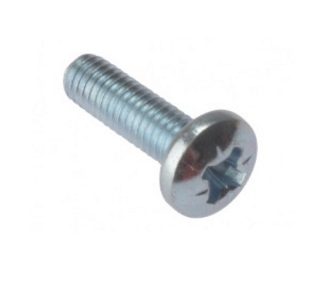 Forgefix 25MSPH512 Machine Screw Pozi Pan Head ZP M5 x 12mm (Bag 25) FORMSPH512M