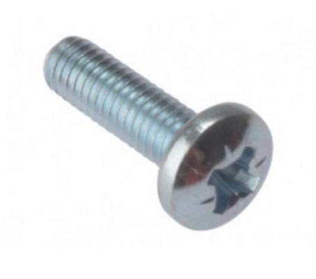 Forgefix 25MSPH620 Machine Screw Pozi Pan Head ZP M6 x 20mm (Bag 25) FORMSPH620M