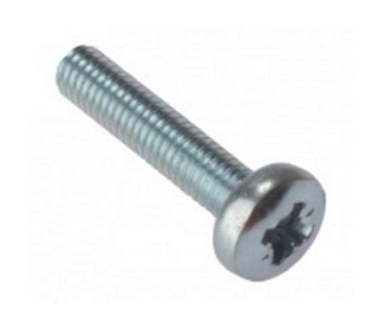 Forgefix 25MSPH520 Machine Screw Pozi Pan Head ZP M5 x 20mm (Bag 25) FORMSPH520M