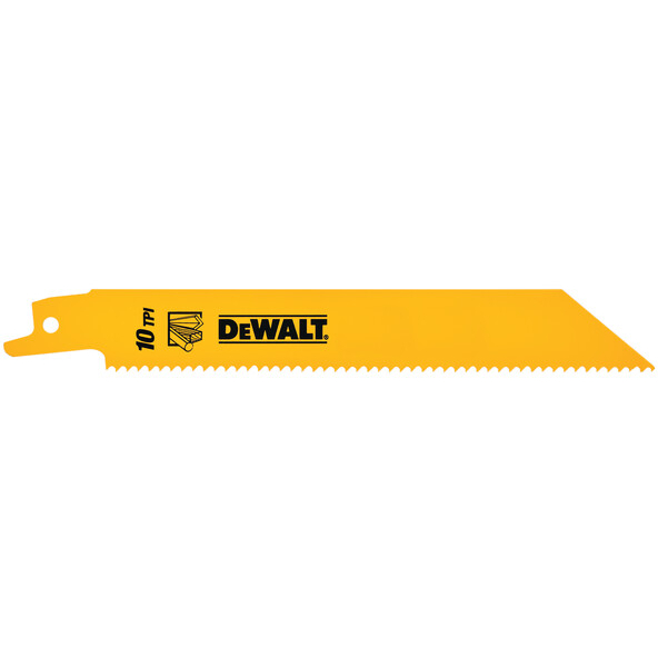 DeWalt DT2345-QZ 152mm Bi-Metal Reciprocating Saw Blades - For Universal Use (S922VF) Pack x 5