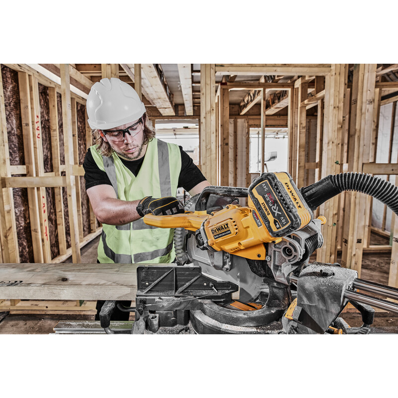 DeWalt DCS781N-XJ Body Only 54V XR Flexvolt Brushless 305mm Slide Mitre Saw