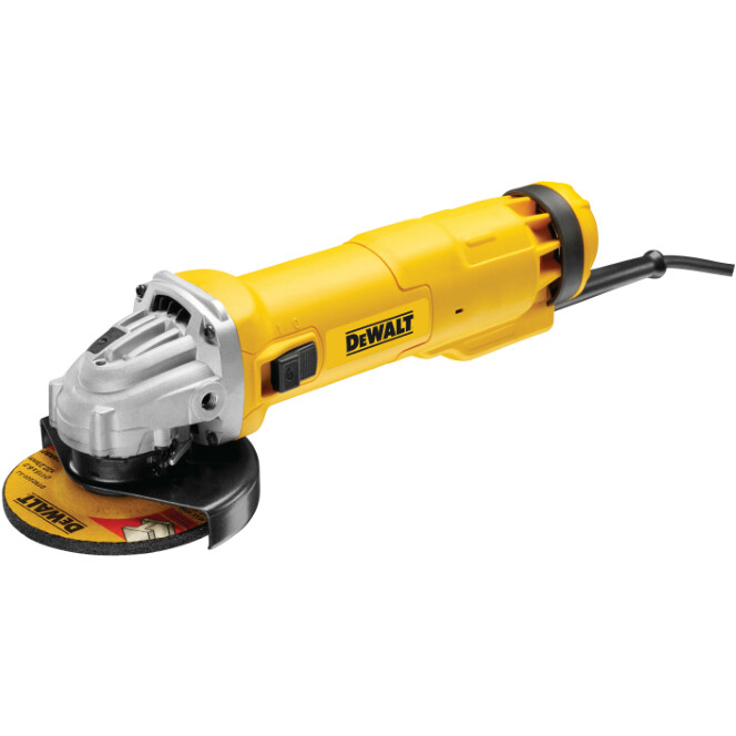 Dewalt DWE4206 4.1/2" 240V 1010W (115mm) No-Volt SAG Angle Grinder with Slide Switch