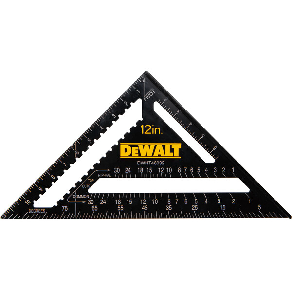 DeWalt DHT046032 Rafter Layout Square 12in