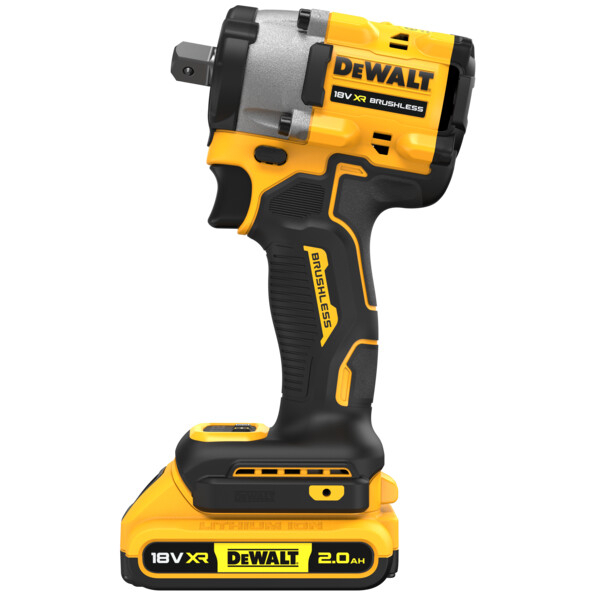 DeWalt DCF922D2T-GB 18V XR Brushless 1/2" Impact Wrench with 2x 2.0Ah Batteries in TSTAK Case