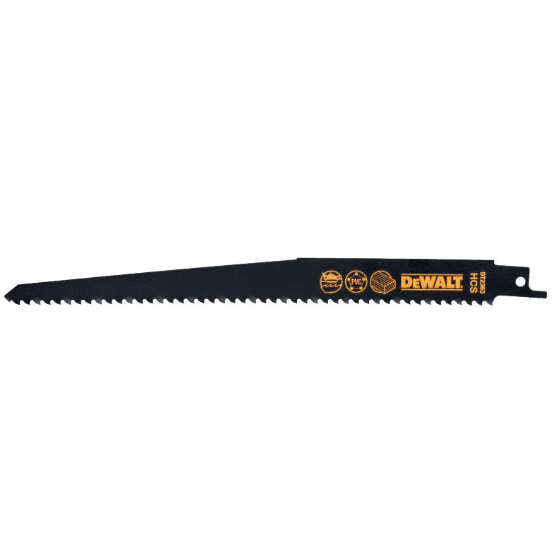 DeWalt DT2363-QZ 228mm HCs Reciprocating Saw Blades - Fast Cuts (S1544D) Pack x 5