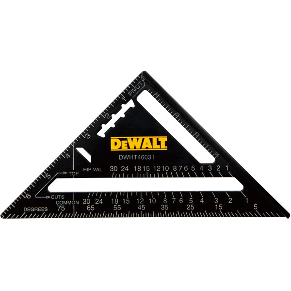 DeWalt DHT046031 Rafter Layout Square 7in