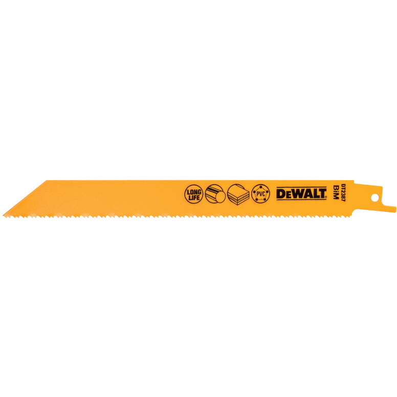 DeWalt DT2387-QZ 203mm Bi-Metal Reciprocating Saw Blades - For Universal Use (S1122VF) Pack x 5