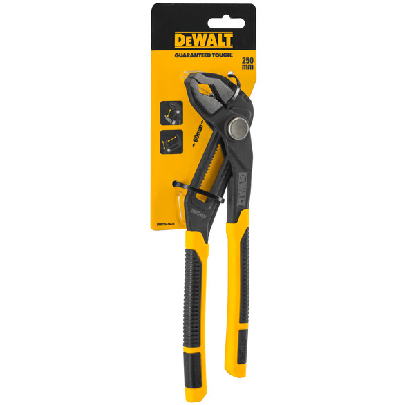 DeWalt DHT074431 V-Jaw Push Lock Pliers 250mm