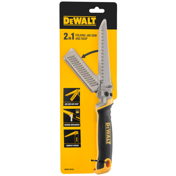 DeWalt DHT010123 Folding Jab Saw with Rasp