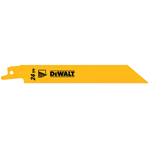 DeWalt DT2385-QZ 152mm Bi-Metal Reciprocating Saw Blades - For Fine Cuts In Metal (S922AF) Pack x 5