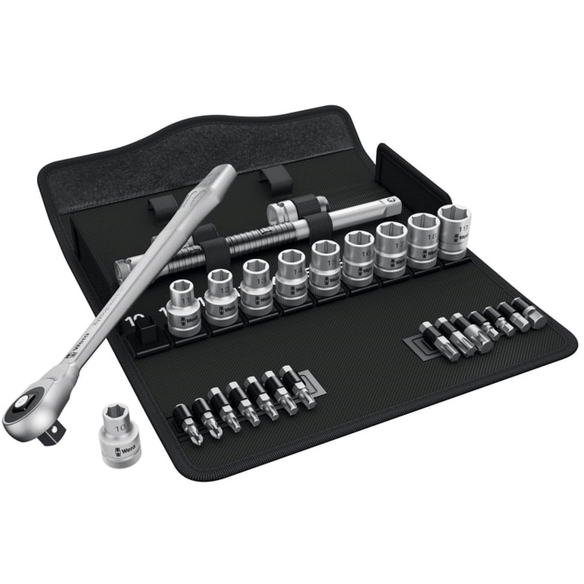 Wera 05004077001 Zyklop Speed Ratchet Metric Set 1/2in Drive WER004077