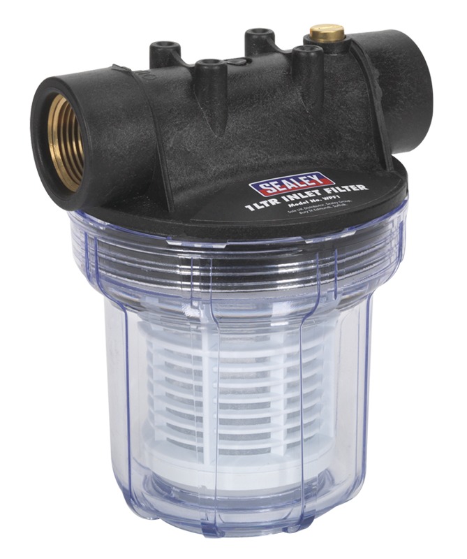 Sealey WPF1 Inlet Filter for Surface Mounting Pumps 1ltr